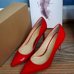Jessica simpson red pumps